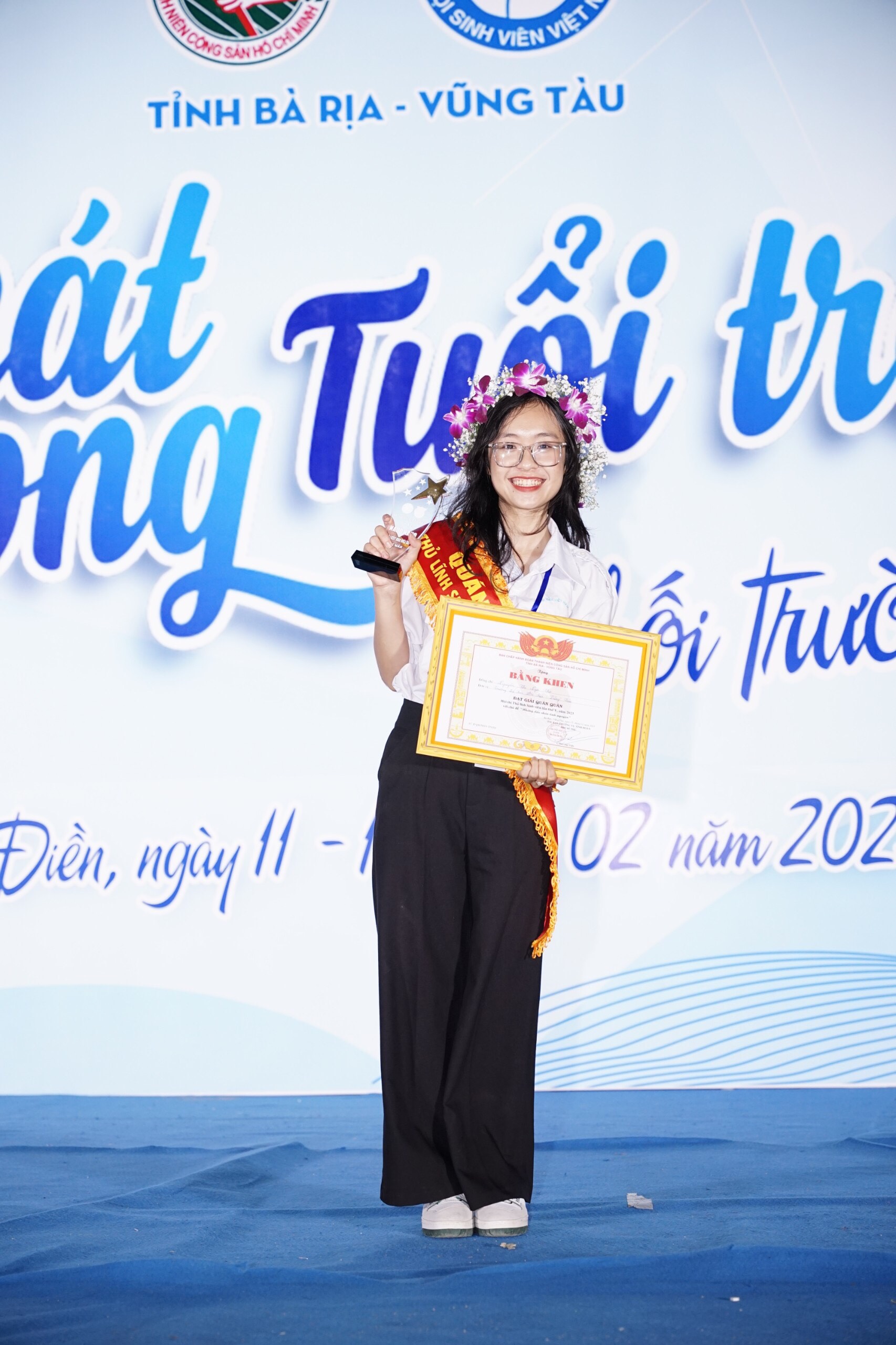 Sinh viên Nguyễn Thị Ngọc Thơ – DH21MTS: Quán quân TLSV lần V
