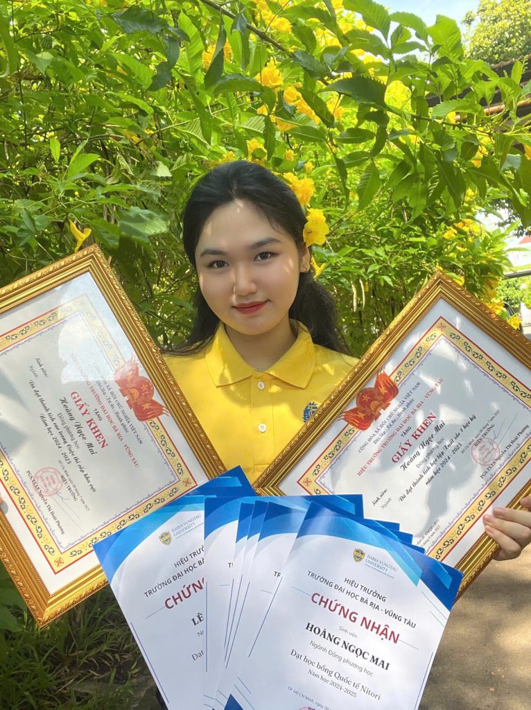 HOÀNG NGỌC MAI – CÔ SINH VIÊN BVU CÙNG HÀNH TRÌNH CHINH PHỤC NGÔN NGỮ NHẬT ĐẦY TỰ HÀO