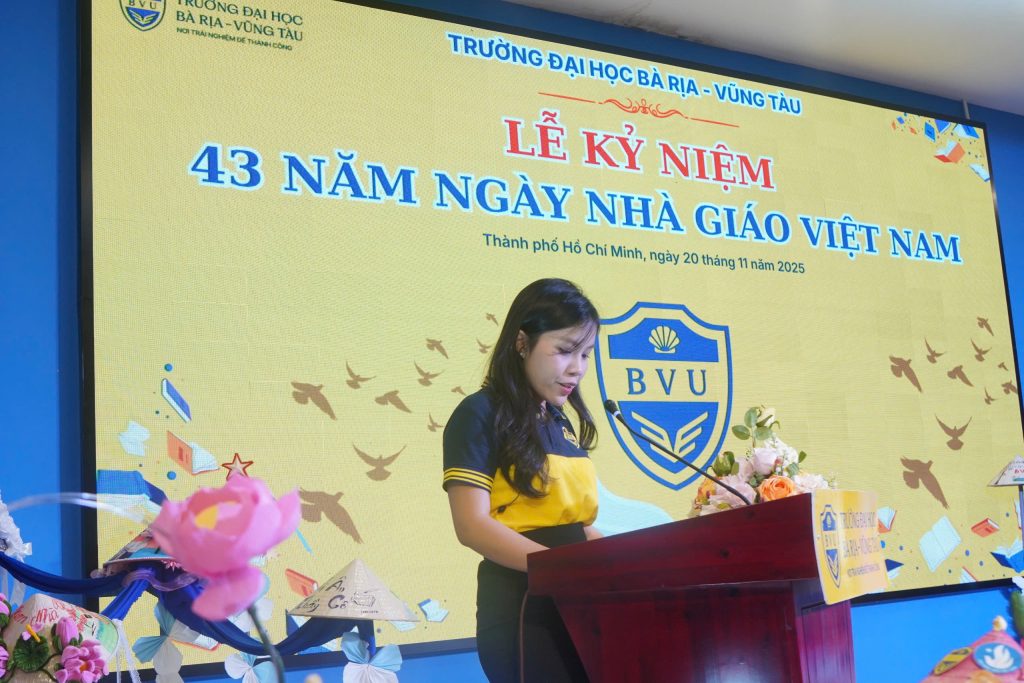 BVU: NƠI TRI ÂN ĐƯỢC THẮP SÁNG TỪ TRÁI TIM – CHÀO MỪNG NGÀY NHÀ GIÁO VIỆT NAM