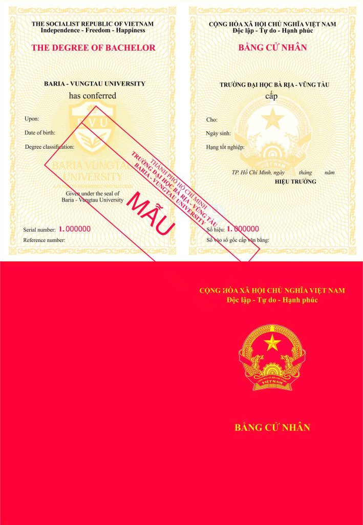 MẪU PHÔI BẰNG BVU