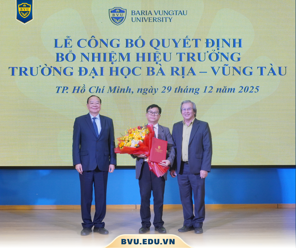 PGS.TS. NGUYỄN BÁ HOÀNG CHÍNH THỨC ĐƯỢC BỔ NHIỆM HIỆU TRƯỞNG TRƯỜNG ĐẠI HỌC BÀ RỊA – VŨNG TÀU