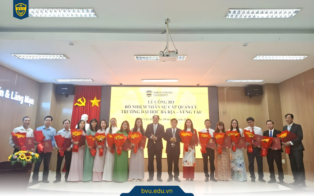 BVU KIỆN TOÀN ĐỘI NGŨ QUẢN LÝ: BƯỚC CHUYỂN CHIẾN LƯỢC CHO GIAI ĐOẠN PHÁT TRIỂN MỚI