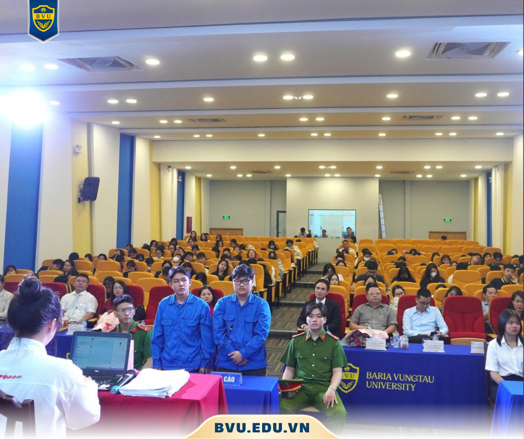 “THU HOẠCH” NHỮNG BÀI HỌC GIÁ TRỊ SAU PHIÊN TÒA GIẢ ĐỊNH CỦA SINH VIÊN BVU