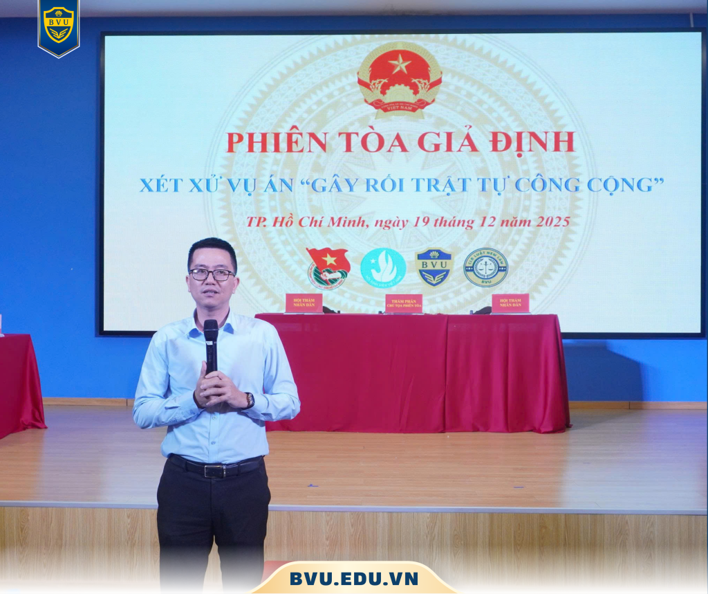 “THU HOẠCH” NHỮNG BÀI HỌC GIÁ TRỊ SAU PHIÊN TÒA GIẢ ĐỊNH CỦA SINH VIÊN BVU