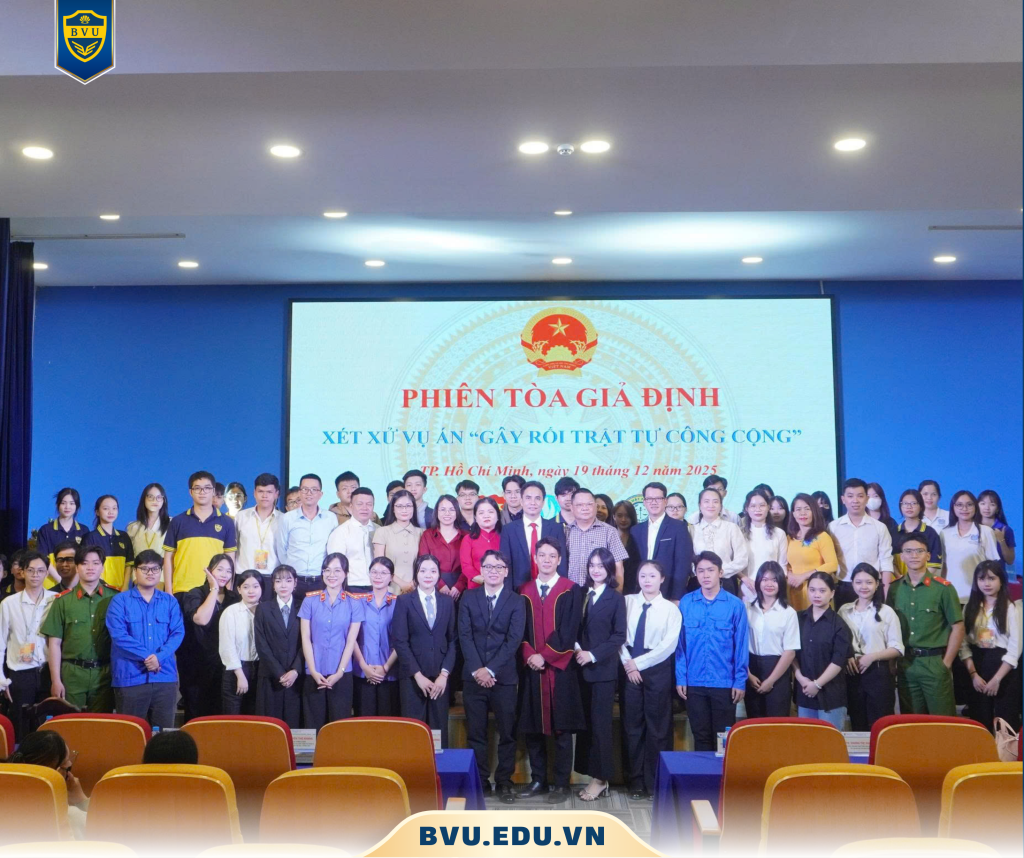 “THU HOẠCH” NHỮNG BÀI HỌC GIÁ TRỊ SAU PHIÊN TÒA GIẢ ĐỊNH CỦA SINH VIÊN BVU