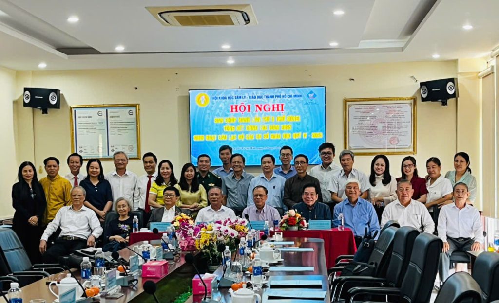 HIỆU TRƯỞNG BVU THAM GIA HỘI NGHỊ TỔNG KẾT CÔNG TÁC NĂM 2025 CỦA HỘI KHOA HỌC TÂM LÝ – GIÁO DỤC THÀNH PHỐ HỒ CHÍ MINH