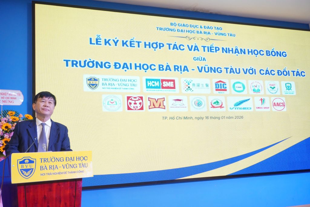 BVU TĂNG TỐC HỢP TÁC CHIẾN LƯỢC, TIẾP NHẬN HỌC BỔNG ĐỒNG HÀNH CÙNG SINH VIÊN