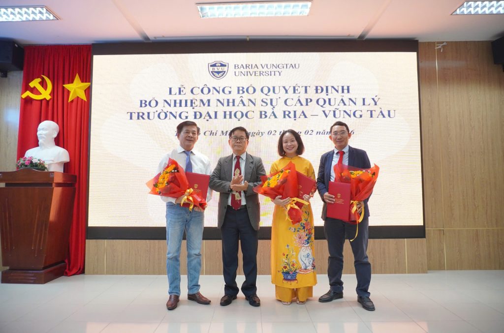 BVU TIẾP TỤC KIỆN TOÀN ĐỘI NGŨ: TĂNG CƯỜNG CHẤT LƯỢNG NHÂN SỰ QUẢN LÝ