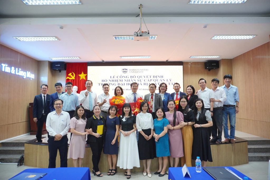 BVU TIẾP TỤC KIỆN TOÀN ĐỘI NGŨ: TĂNG CƯỜNG CHẤT LƯỢNG NHÂN SỰ QUẢN LÝ