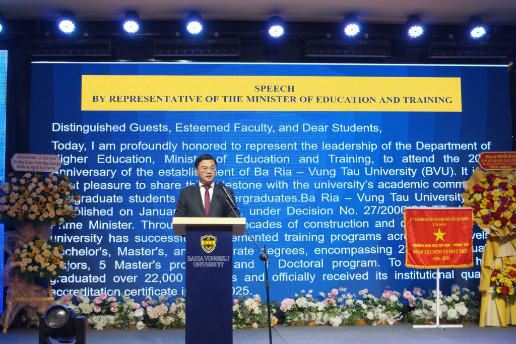 BVU – 20 NĂM MỘT HÀNH TRÌNH, KHÁT VỌNG VƯƠN XA