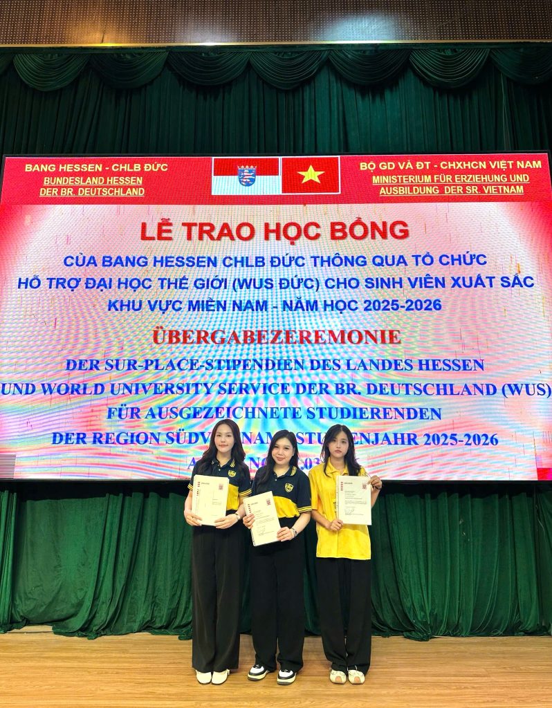 Chúc mừng sinh viên BVU xuất sắc nhận học bổng Hessen 2026
