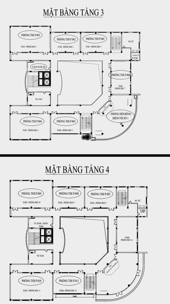 SƠ ĐỒ ĐỊA ĐIỂM THI ĐGNL ĐHQG-HCM ĐỢT 1 NĂM 2026 TẠI CỤM THI BVU