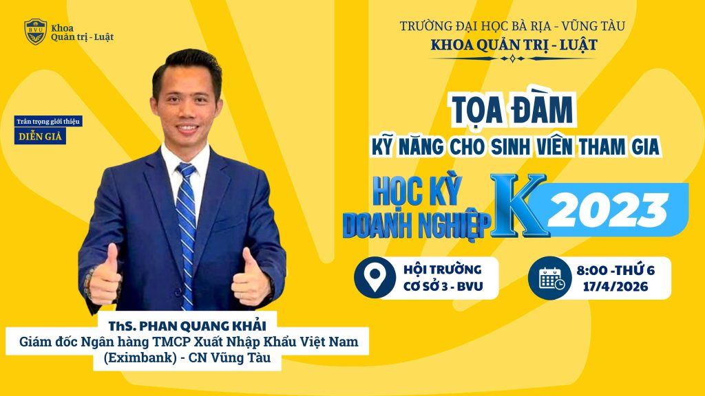 TỌA ĐÀM “HỌC KỲ DOANH NGHIỆP & CƠ HỘI VIỆC LÀM CHO SINH VIÊN 2023”