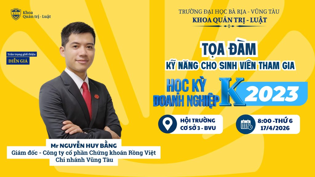 TỌA ĐÀM “HỌC KỲ DOANH NGHIỆP & CƠ HỘI VIỆC LÀM CHO SINH VIÊN 2023”