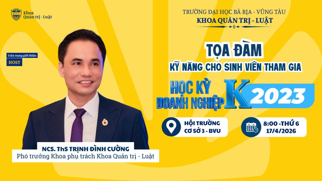 TỌA ĐÀM “HỌC KỲ DOANH NGHIỆP & CƠ HỘI VIỆC LÀM CHO SINH VIÊN 2023”
