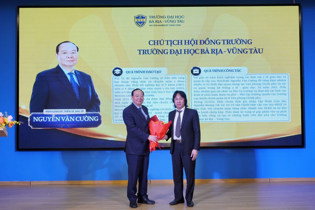 BVU công bố Quyết định bổ nhiệm lãnh đạo Hội đồng trường