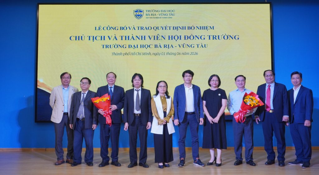 BVU công bố Quyết định bổ nhiệm lãnh đạo Hội đồng trường