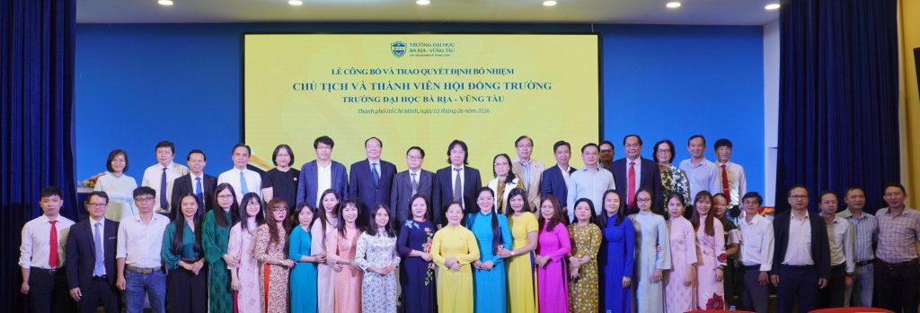 BVU công bố Quyết định bổ nhiệm lãnh đạo Hội đồng trường