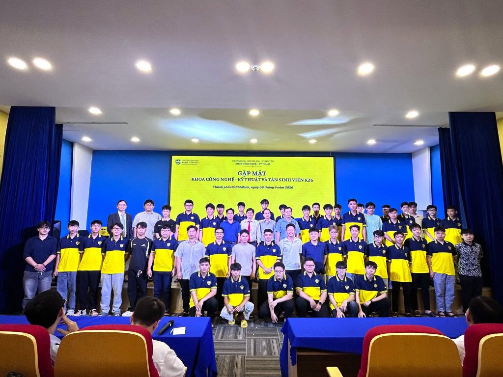 Khoa Công nghệ – Kỹ thuật BVU gặp mặt tân sinh viên Khóa 2026
