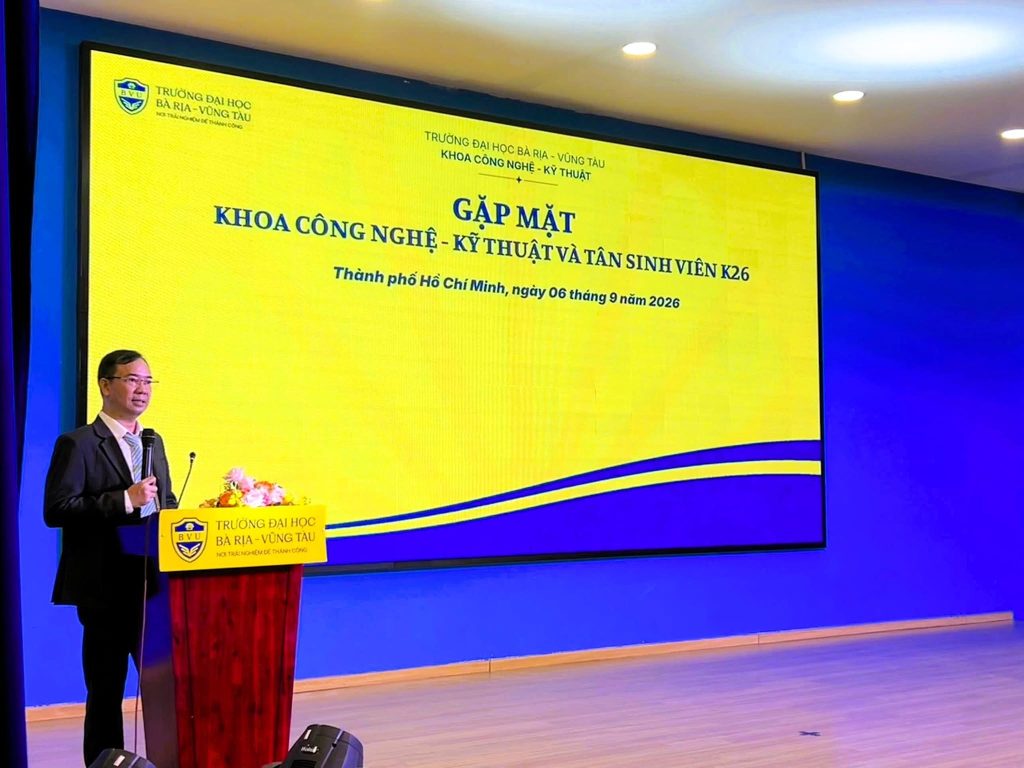 Khoa Công nghệ – Kỹ thuật BVU gặp mặt tân sinh viên Khóa 2026