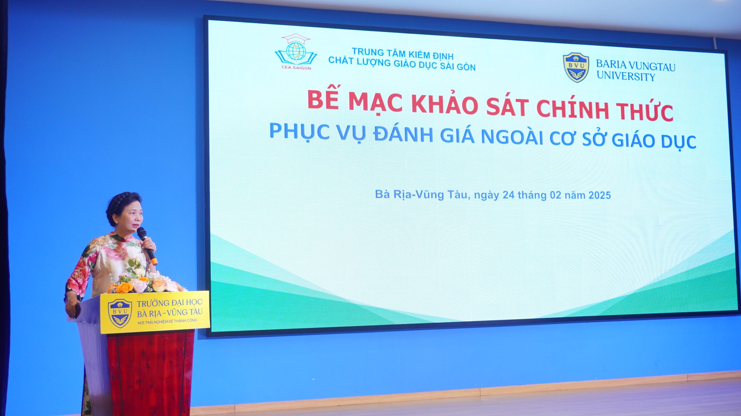 BẾ MẠC ĐỢT KHẢO SÁT CHÍNH THỨC PHỤC VỤ ĐÁNH GIÁ NGOÀI TẠI TRƯỜNG ĐẠI HỌC BÀ RỊA – VŨNG TÀU