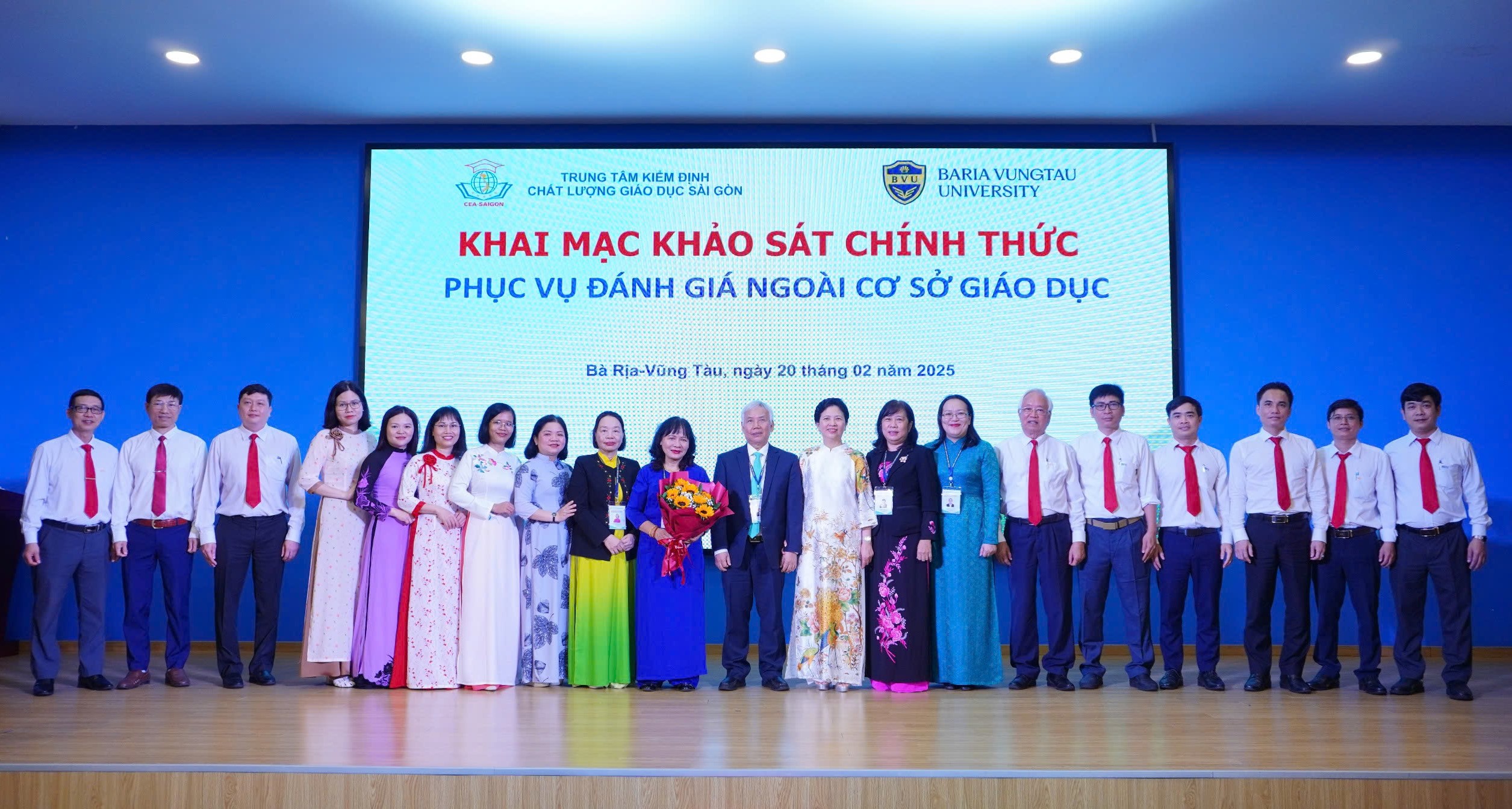 Trường Đại học Bà Rịa – Vũng Tàu khai mạc Khảo sát Chính thức Phục vụ Đánh giá Ngoài Cơ sở Giáo dục