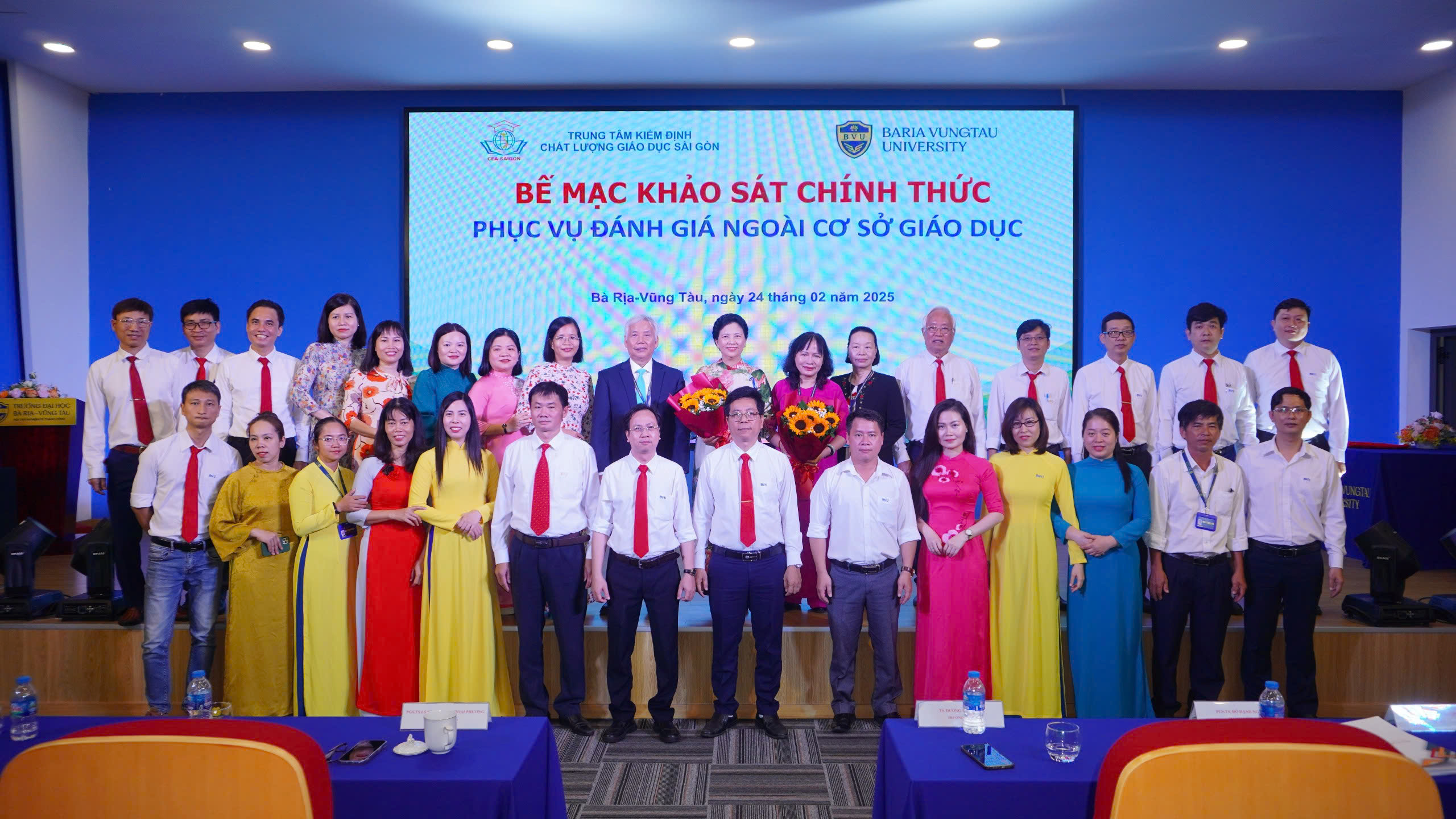 BẾ MẠC ĐỢT KHẢO SÁT CHÍNH THỨC PHỤC VỤ ĐÁNH GIÁ NGOÀI TẠI TRƯỜNG ĐẠI HỌC BÀ RỊA – VŨNG TÀU