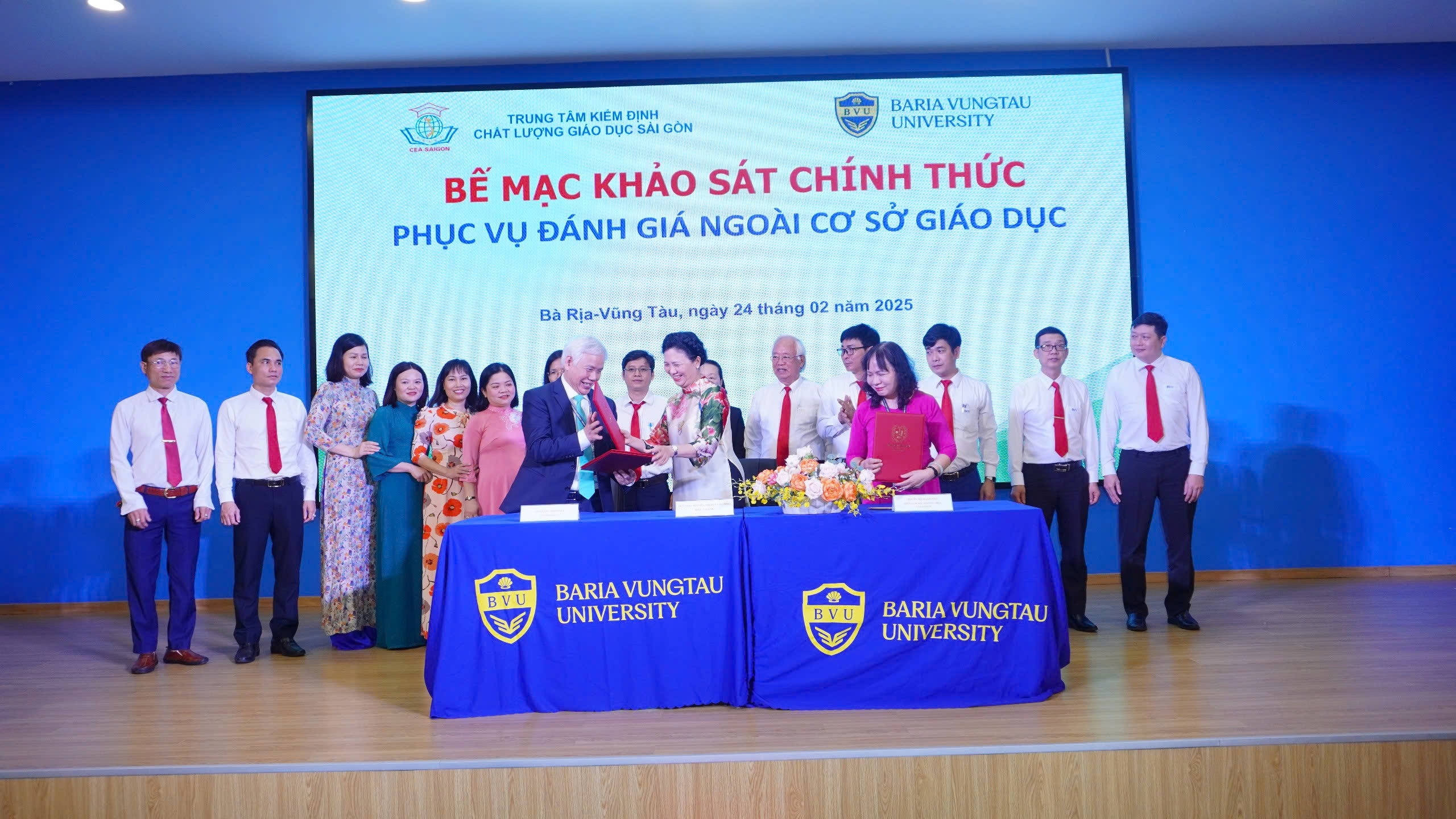 BẾ MẠC ĐỢT KHẢO SÁT CHÍNH THỨC PHỤC VỤ ĐÁNH GIÁ NGOÀI TẠI TRƯỜNG ĐẠI HỌC BÀ RỊA – VŨNG TÀU