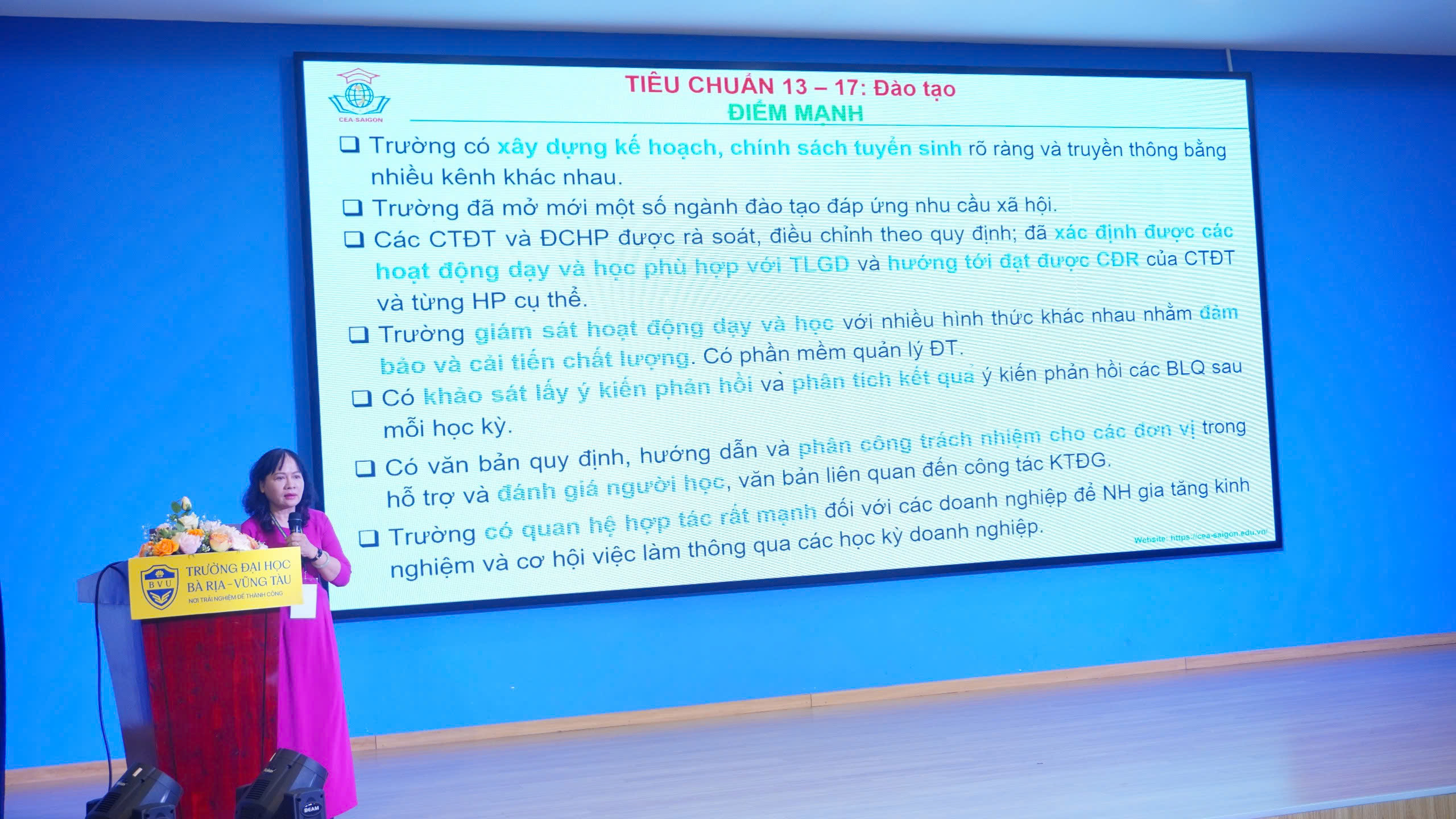 BẾ MẠC ĐỢT KHẢO SÁT CHÍNH THỨC PHỤC VỤ ĐÁNH GIÁ NGOÀI TẠI TRƯỜNG ĐẠI HỌC BÀ RỊA – VŨNG TÀU