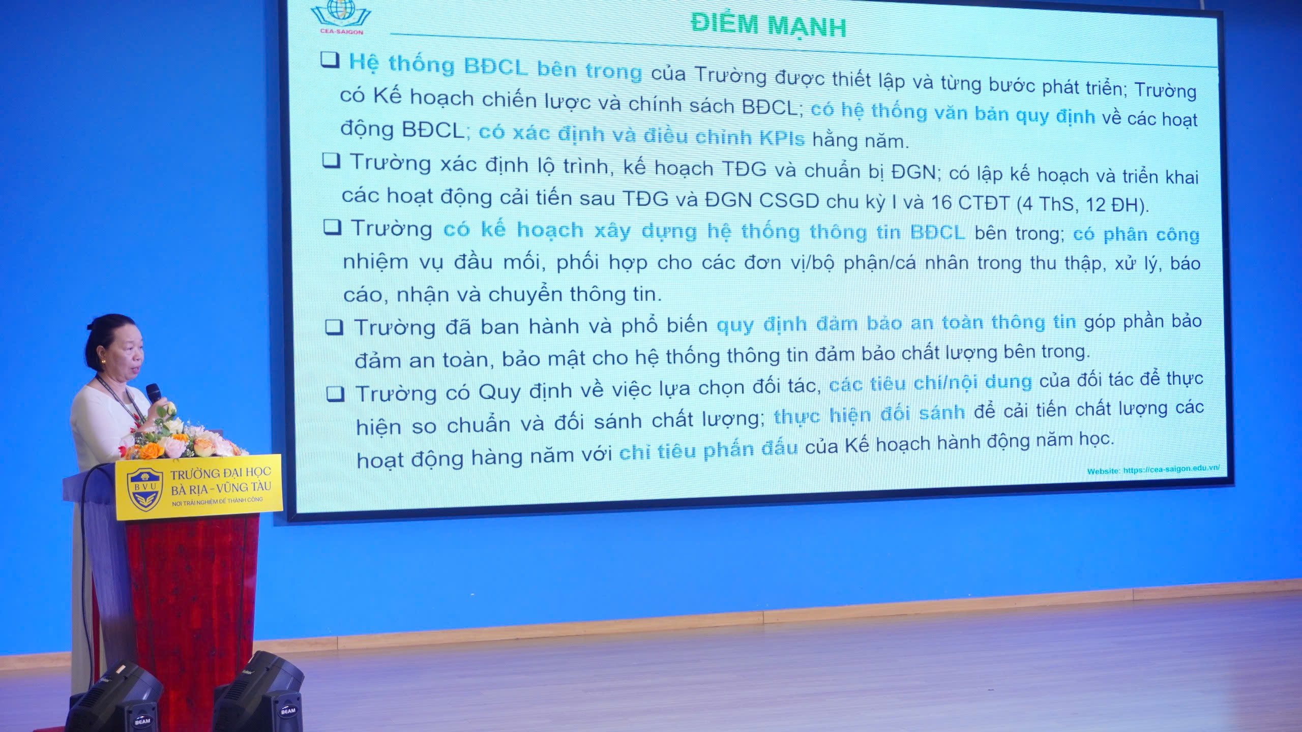 BẾ MẠC ĐỢT KHẢO SÁT CHÍNH THỨC PHỤC VỤ ĐÁNH GIÁ NGOÀI TẠI TRƯỜNG ĐẠI HỌC BÀ RỊA – VŨNG TÀU