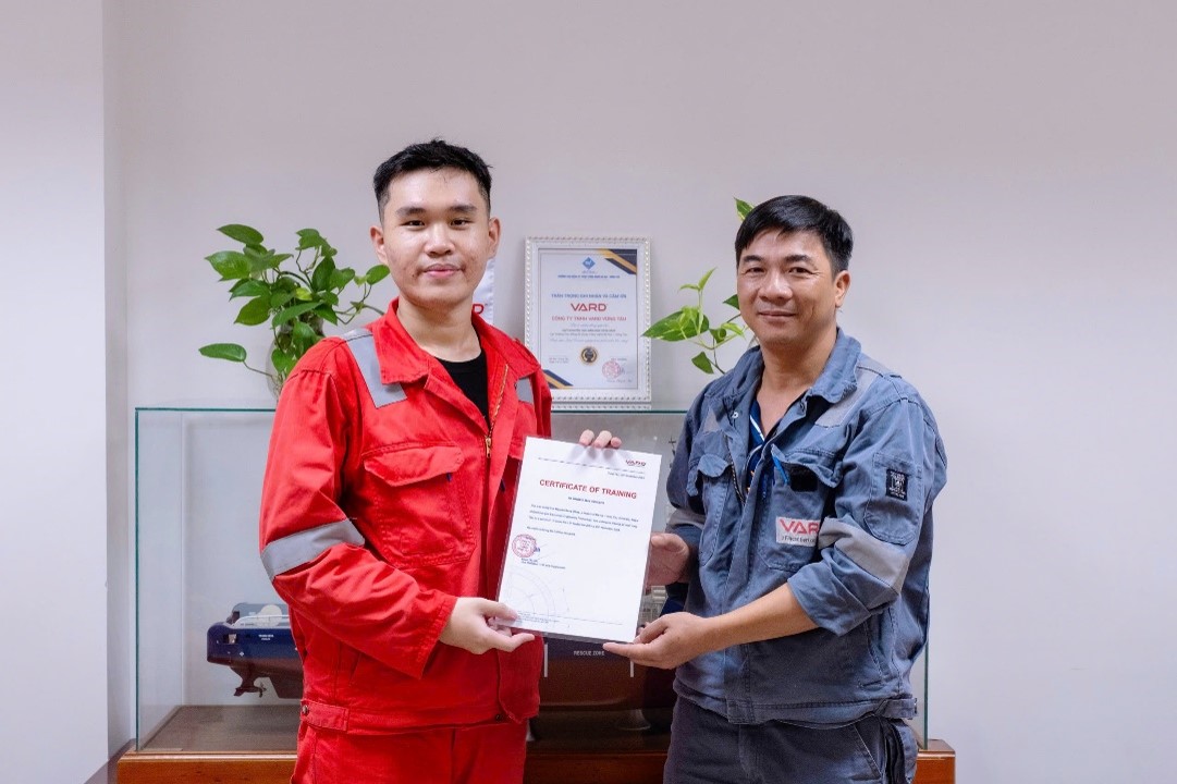 Thủ khoa Nguyễn Đăng Khoa (BVU) “Hái” việc xịn tại PV SHIPYARD vừa rời ghế nhà trường