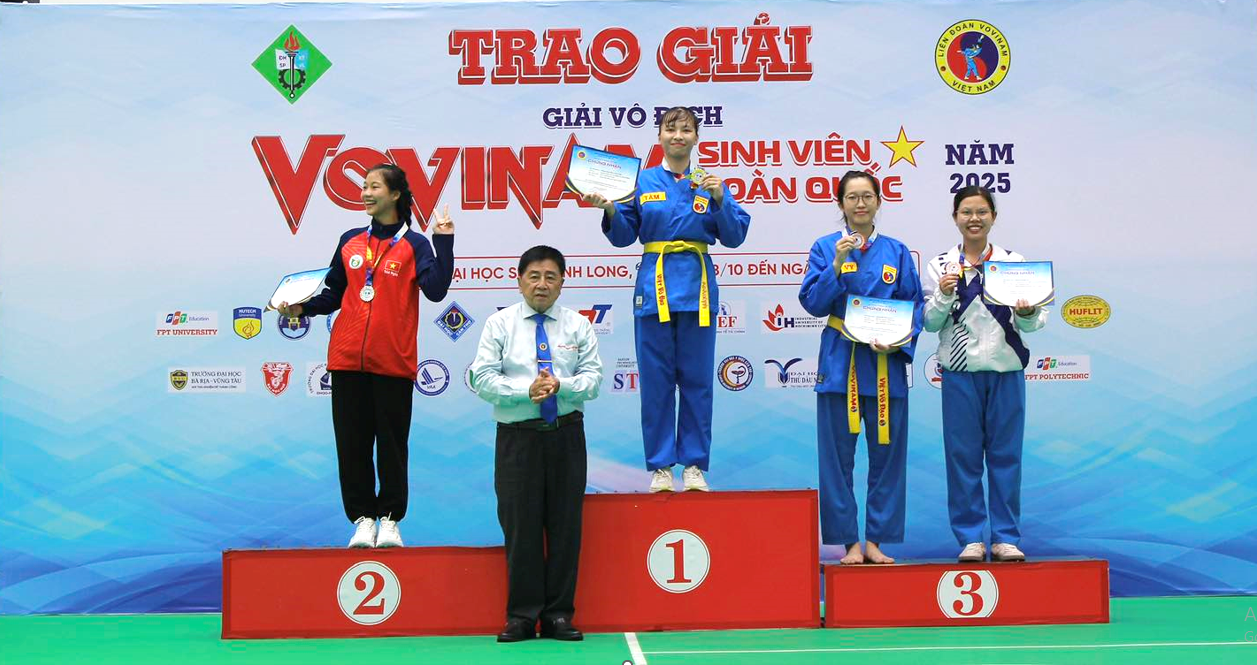 Tuổi trẻ BVU tỏa sáng tại Giải vô địch Vovinam toàn quốc 2025
