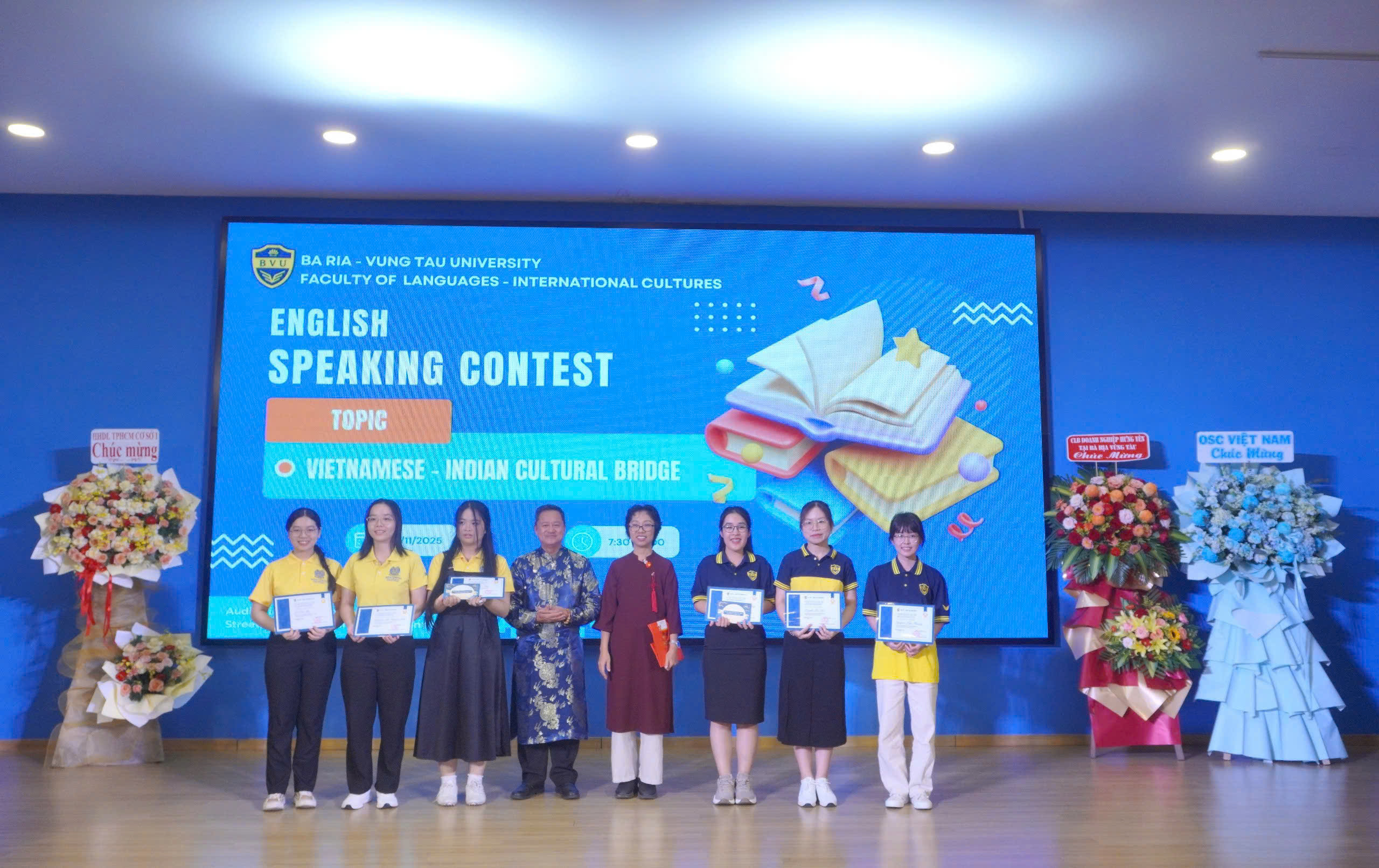 Những “Đại sứ văn hóa trẻ BVU” và hành trình kể chuyện Việt Nam – Ấn Độ bằng tiếng Anh