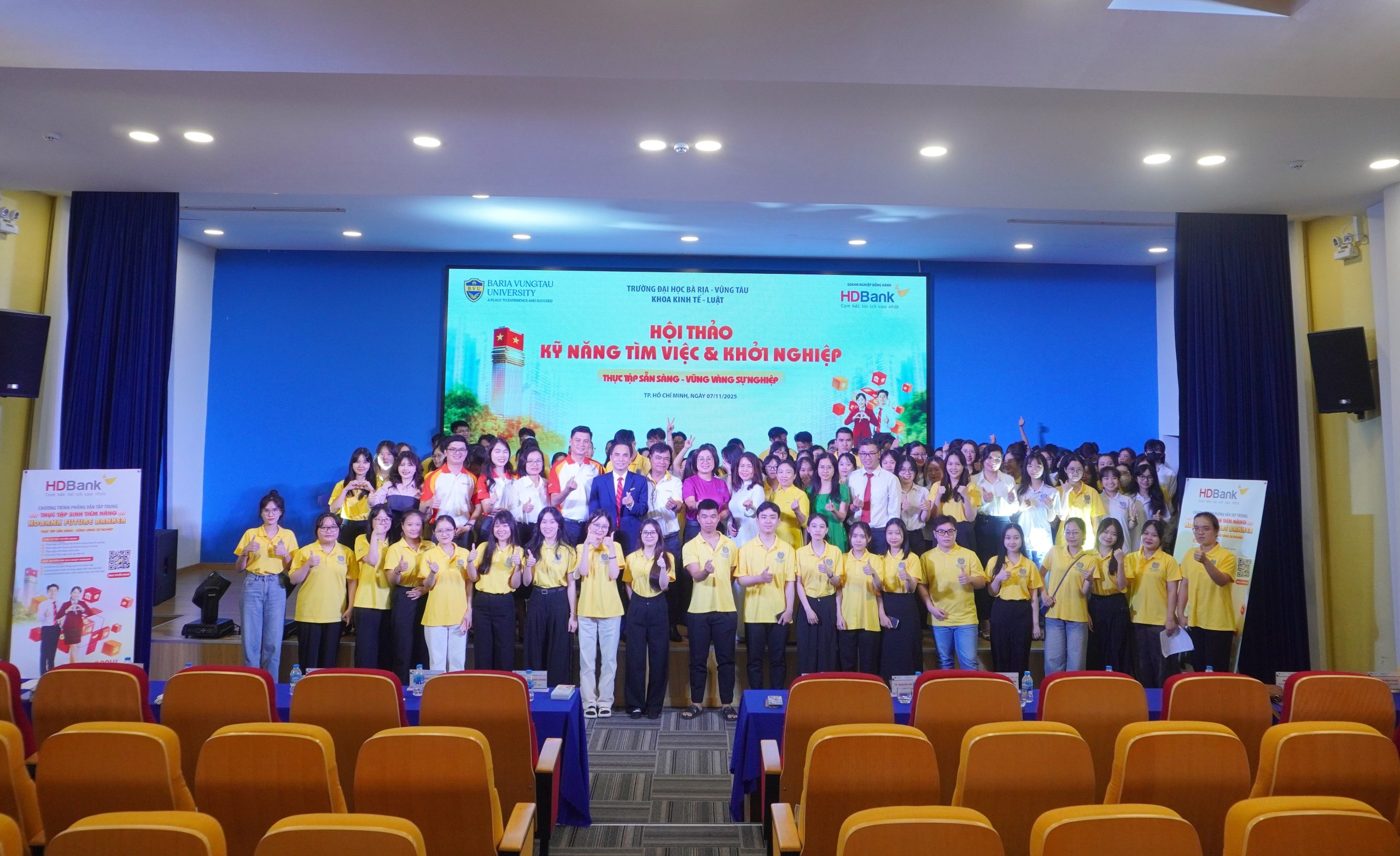 HDBank đồng hành cùng sinh viên BVU trong “Kỹ năng tìm việc và khởi nghiệp”