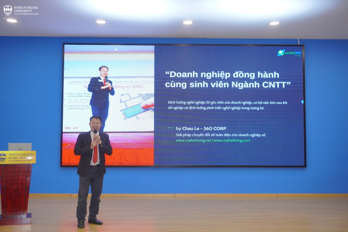 26 Doanh nghiệp đồng hành cùng Tân sinh viên BVU: Truyền cảm hứng và định hướng nghề nghiệp bằng câu chuyện thực tế