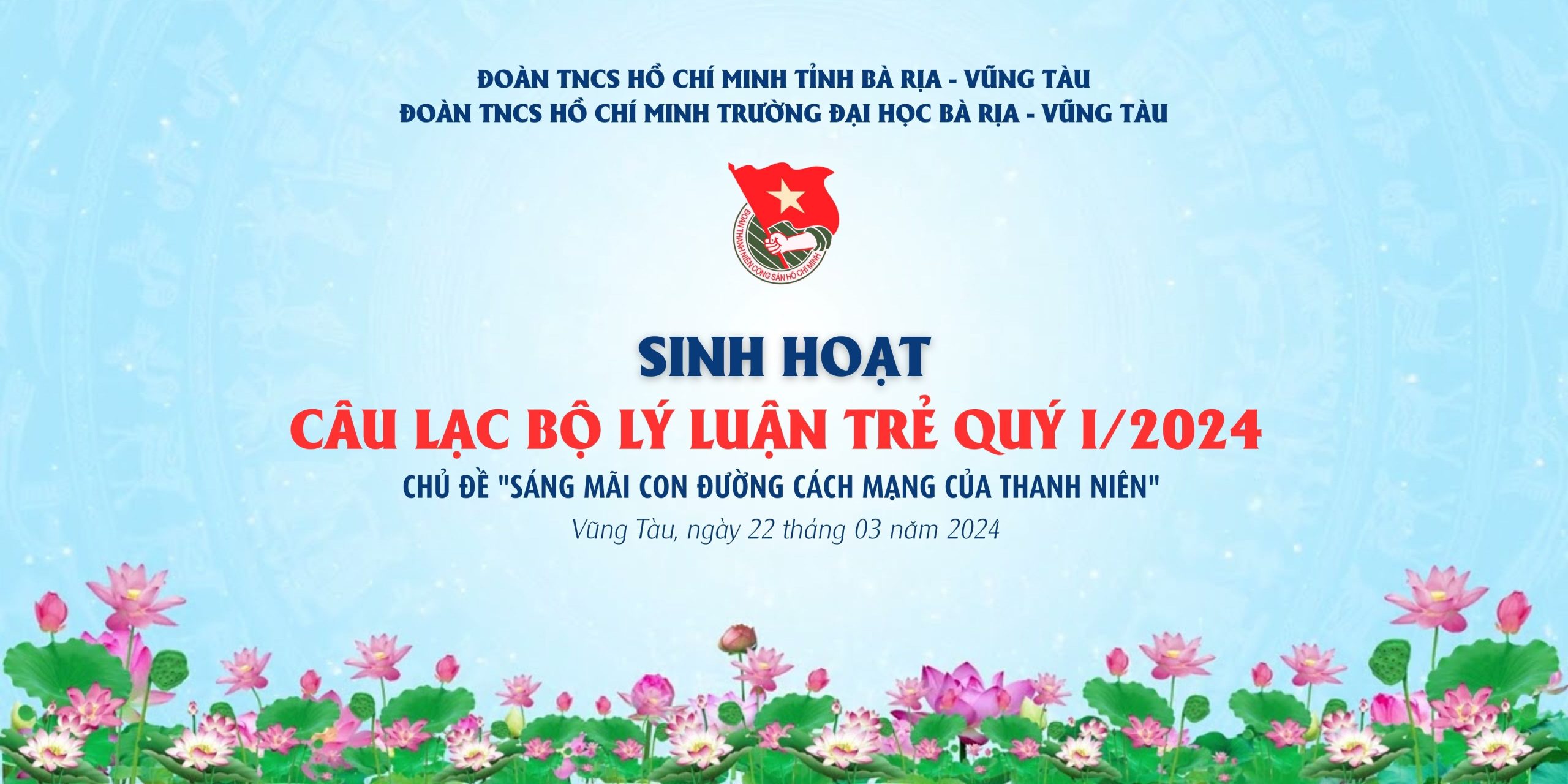 SINH HOẠT CÂU LẠC BỘ LÝ LUẬN TRẺ QUÝ I/2024: “SÁNG MÃI CON ĐƯỜNG CÁCH MẠNG CỦA THANH NIÊN”