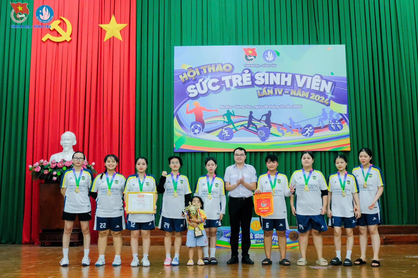 TỰ HÀO: BVU NHẤT TOÀN ĐOÀN TẠI HỘI THAO “SỨC TRẺ SINH VIÊN” LẦN THỨ IV – NĂM 2024 🏆