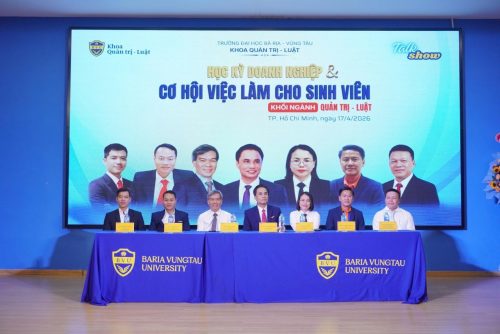 Khoa Quản trị – Luật BVU: Tưng bừng chào đón học kỳ Doanh nghiệp K23