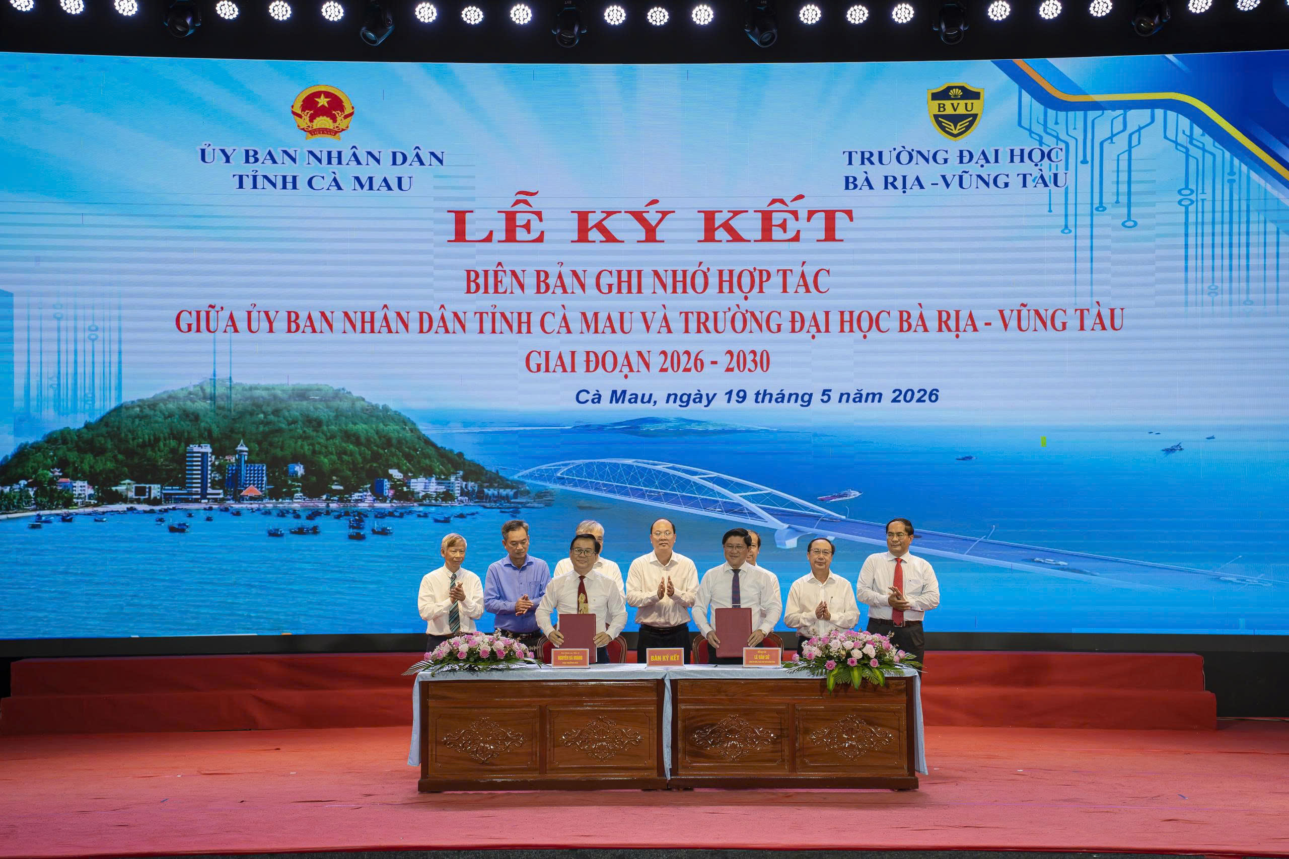 BVU ký kết hợp tác chiến lược cùng UBND tỉnh Cà Mau phát triển nguồn nhân lực kinh tế biển