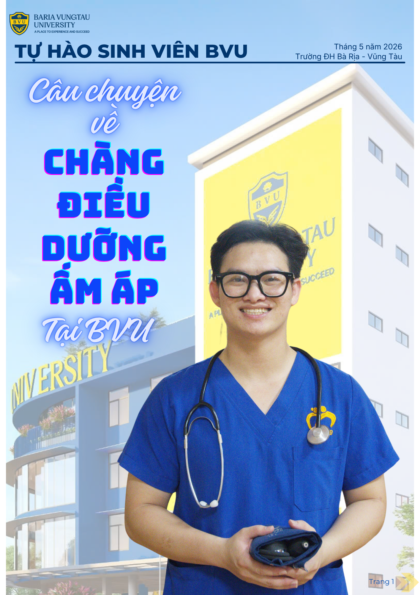 Câu chuyện về chàng Điều dưỡng ấm áp tại BVU