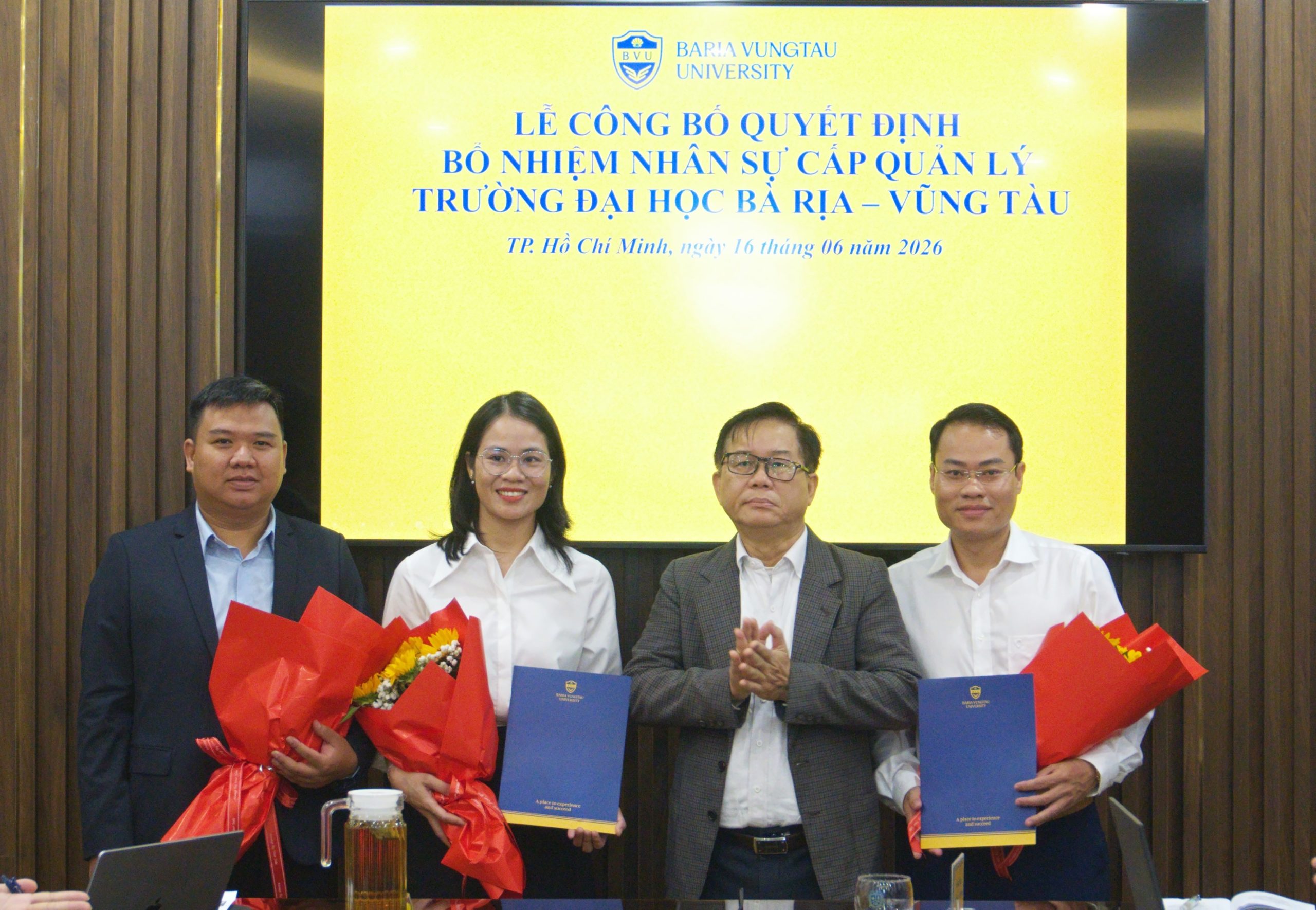 BVU bổ nhiệm cán bộ quản lý: Kiện toàn bộ máy – Nâng cao chât