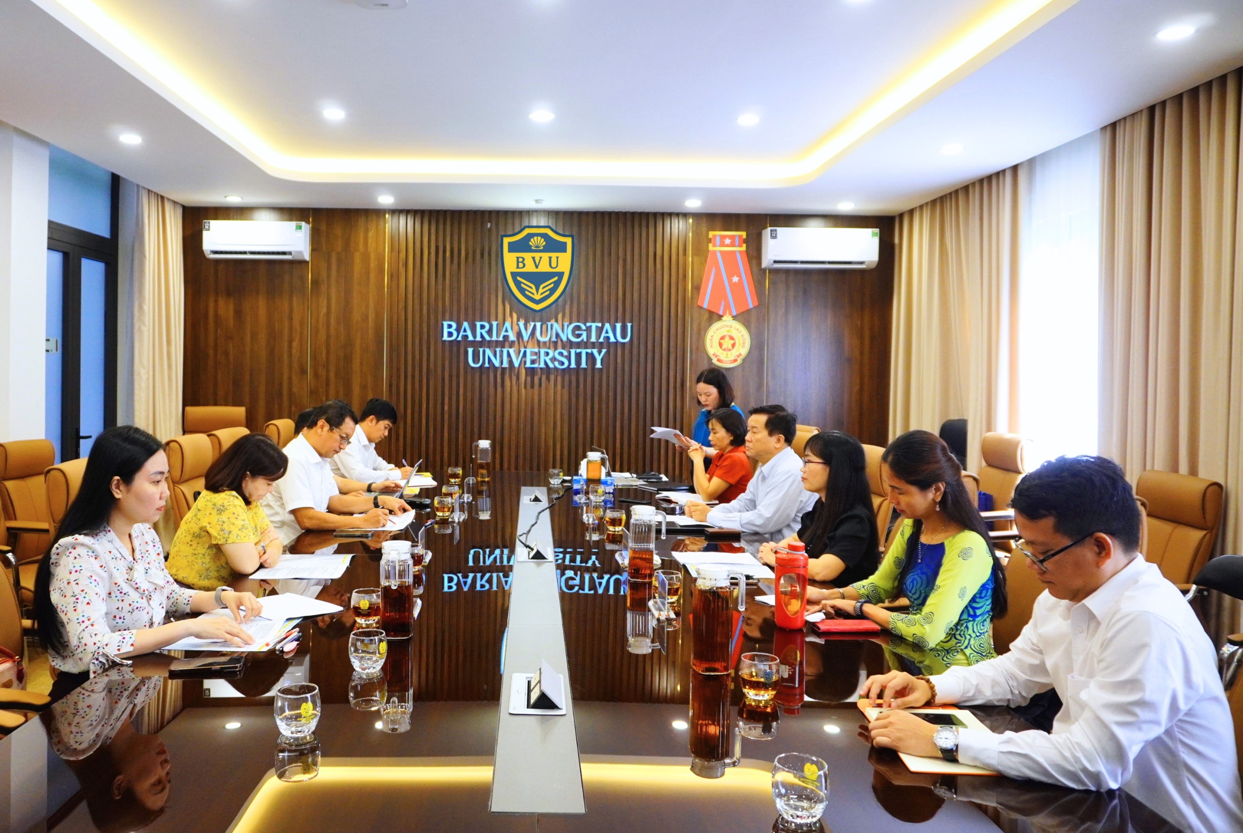 Đoàn công tác đánh giá cao công tác đổi mới Giáo dục lý luận chính trị tại Trường Đại học Bà Rịa – Vũng Tàu