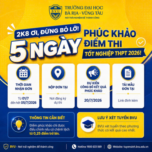 2K8 ơi! Đừng bỏ lỡ 5 ngày phúc khảo điểm thi Tốt nghiệp THPT 2026