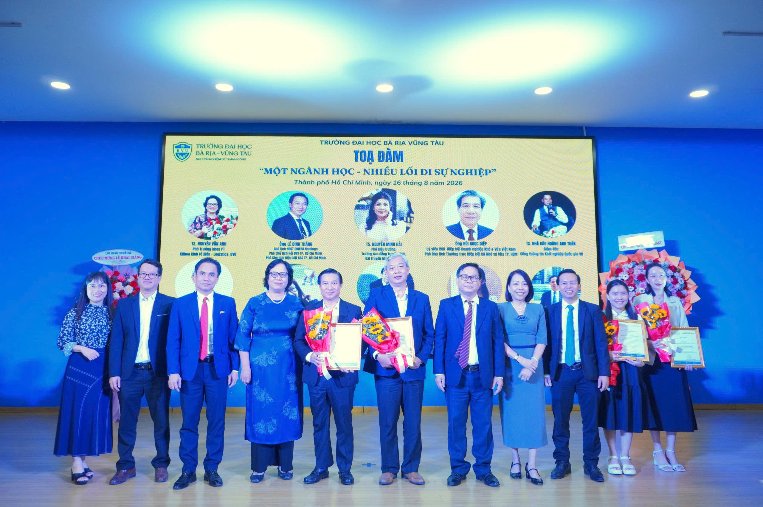 BVU tổ chức thành công lễ khai giảng Đại học liên thông khóa 1, 3, 4 và Tọa đàm “Một ngành học – nhiều lối đi sự nghiệp”