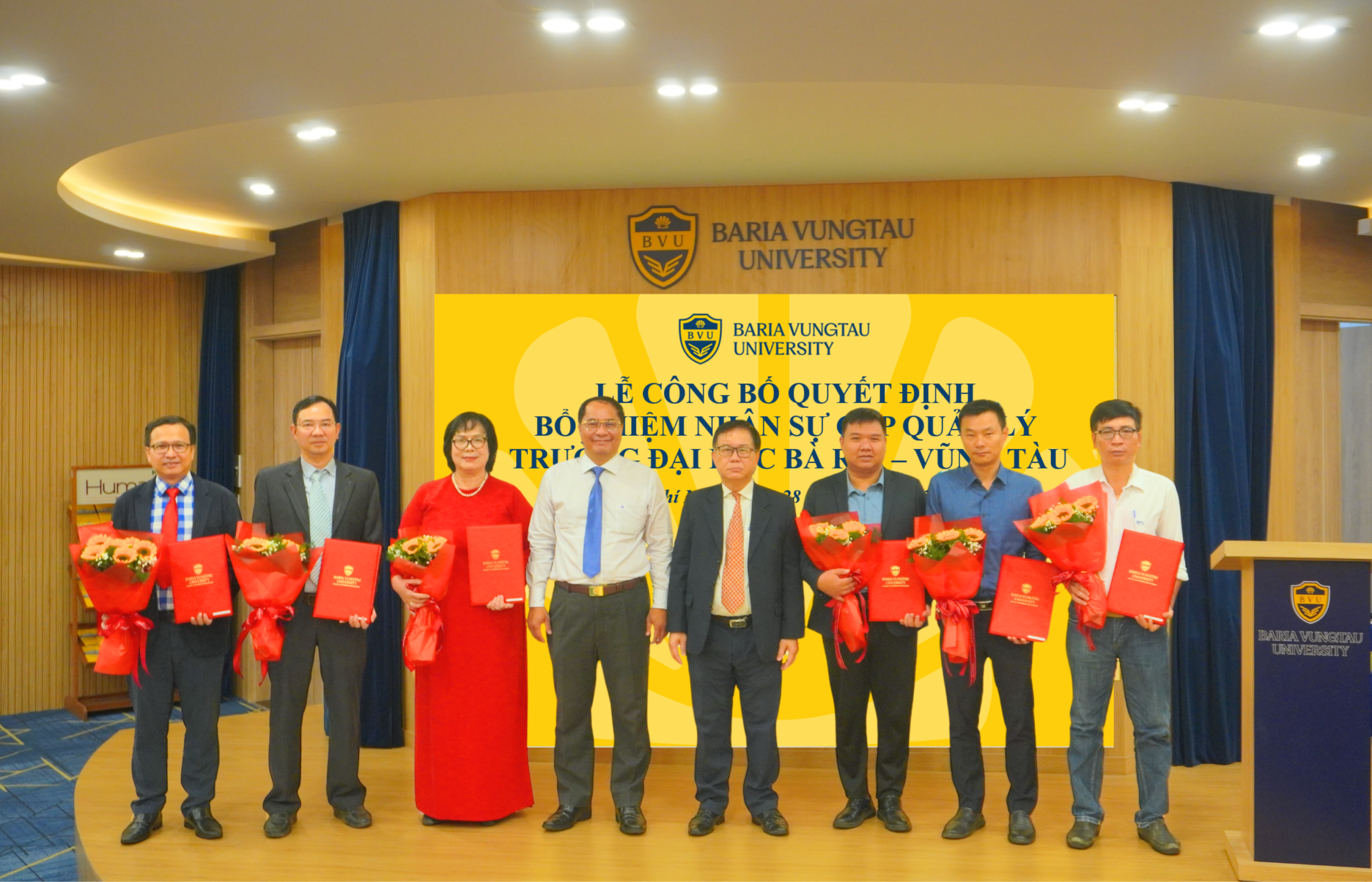 BVU bổ nhiệm cán bộ quản lý: Kiện toàn bộ máy – nâng cao chất lượng đào tạo năm học mới 2026