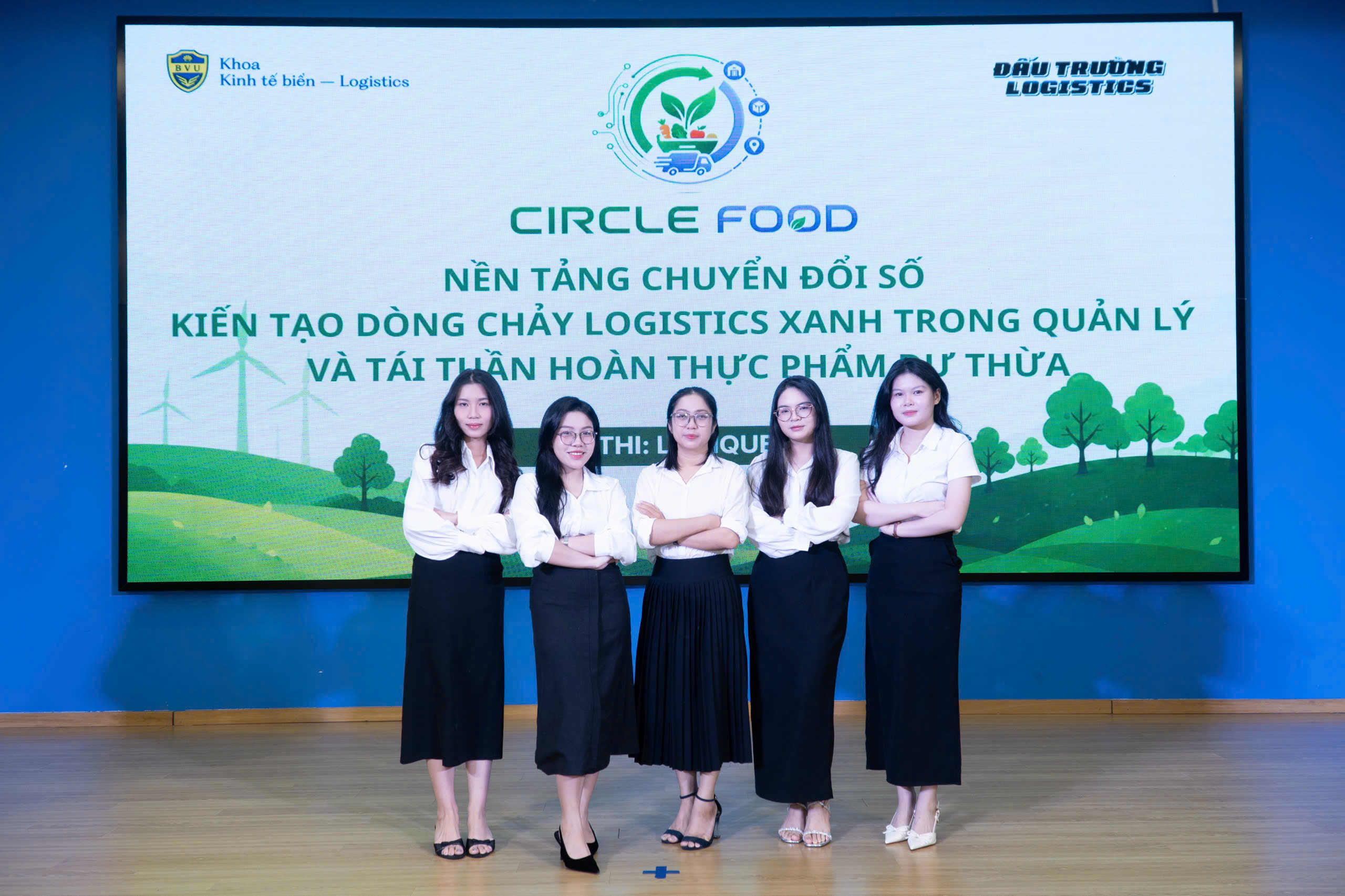 LOGIQUEENS – Quán quân chung kết cuộc thi “Đấu trường Logistics BVU 2026”