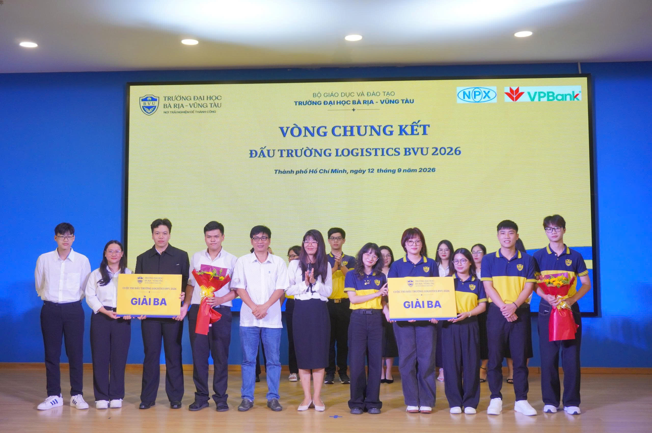 Chung kết cuộc thi “Đấu trường Logistics BVU 2026”: Từ bản lĩnh học thuật đến khát vọng kiến tạo tương lai xanh