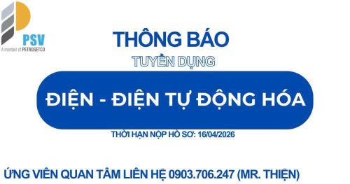  PETROSETCO VŨNG TÀU TUYỂN DỤNG 