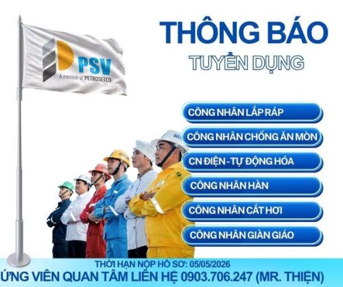 [PETROSETCO] TUYỂN DỤNG CÁC VỊ TRÍ