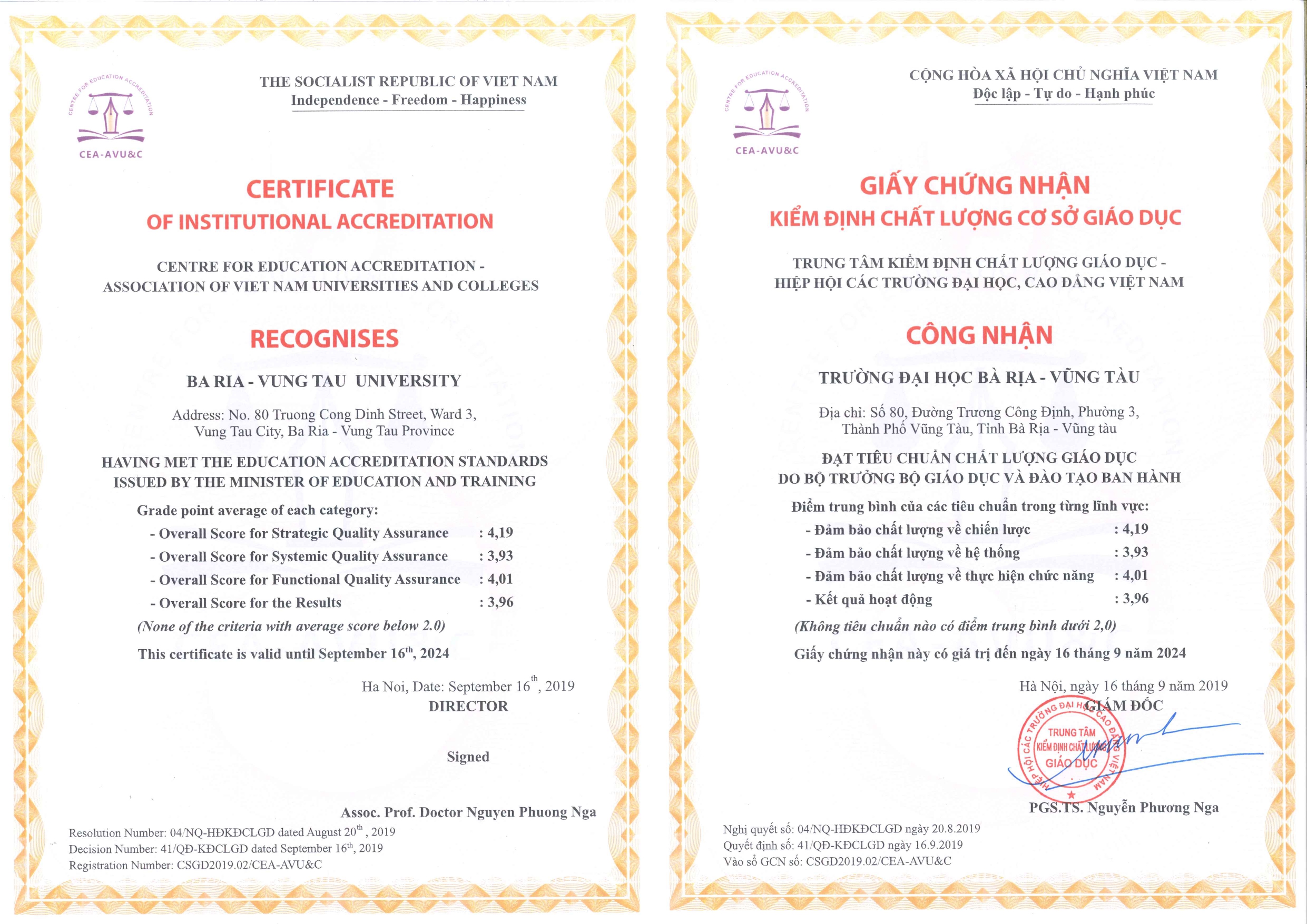 Kiểm định chất lượng cơ sở giáo dục & chương trình đào tạo